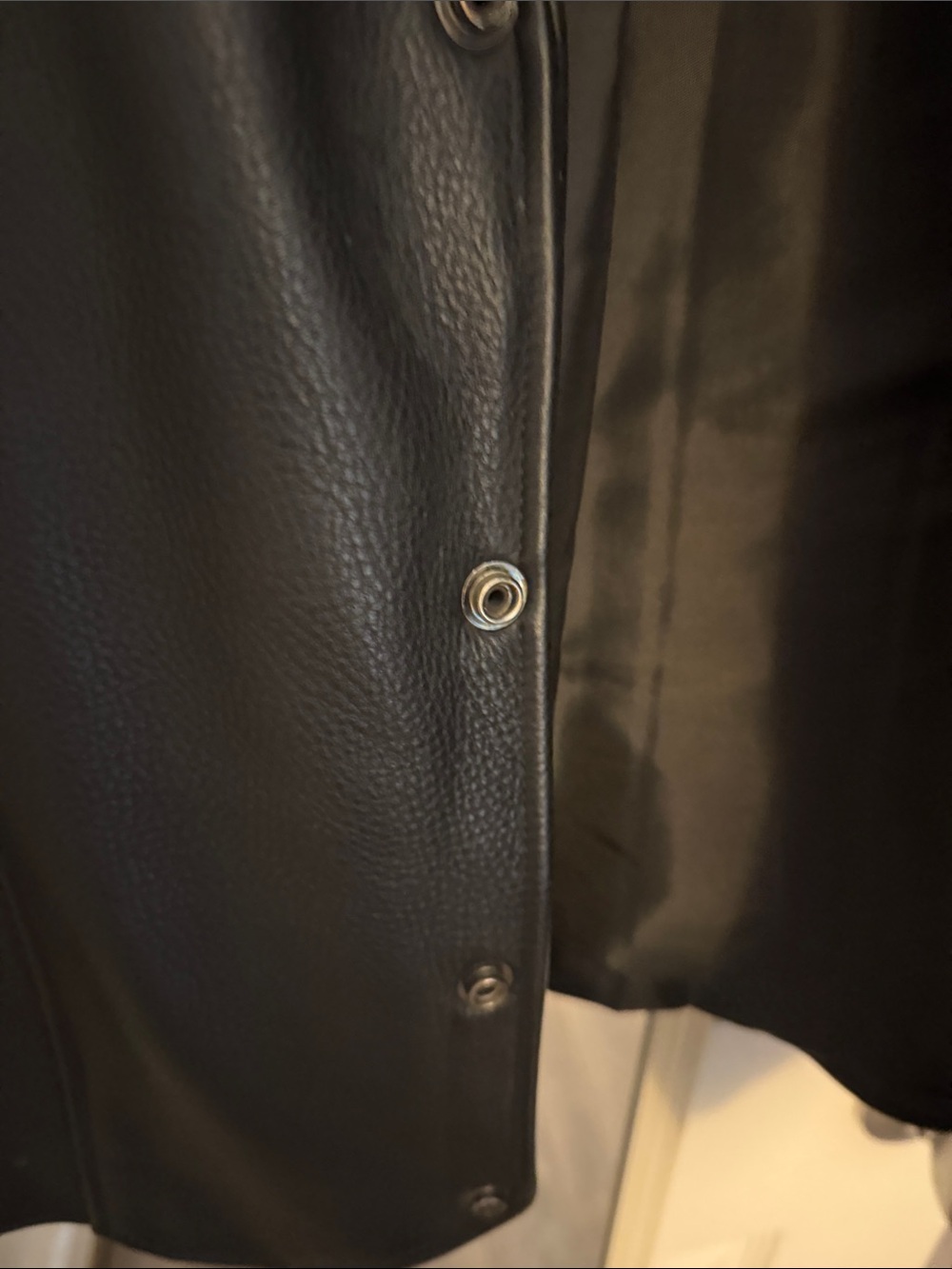 BRANDED Classic Black Leather Men's Vest - Unbranded - Picture 5 of 10